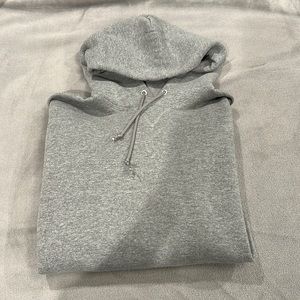 Grey and black hoodie
